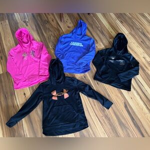 Girls UA hoodies